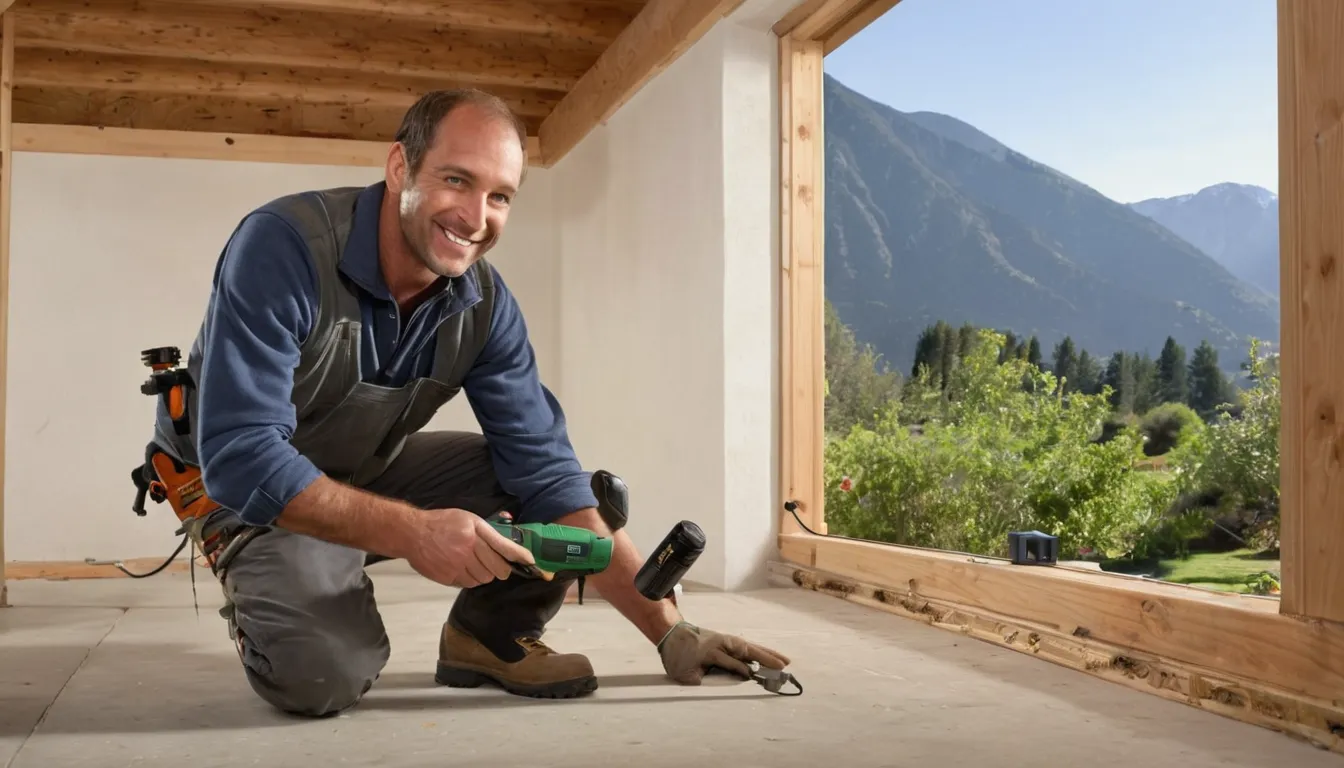 A friendly local pest control provider inspecting a home's foundation for termites in Commerce City
